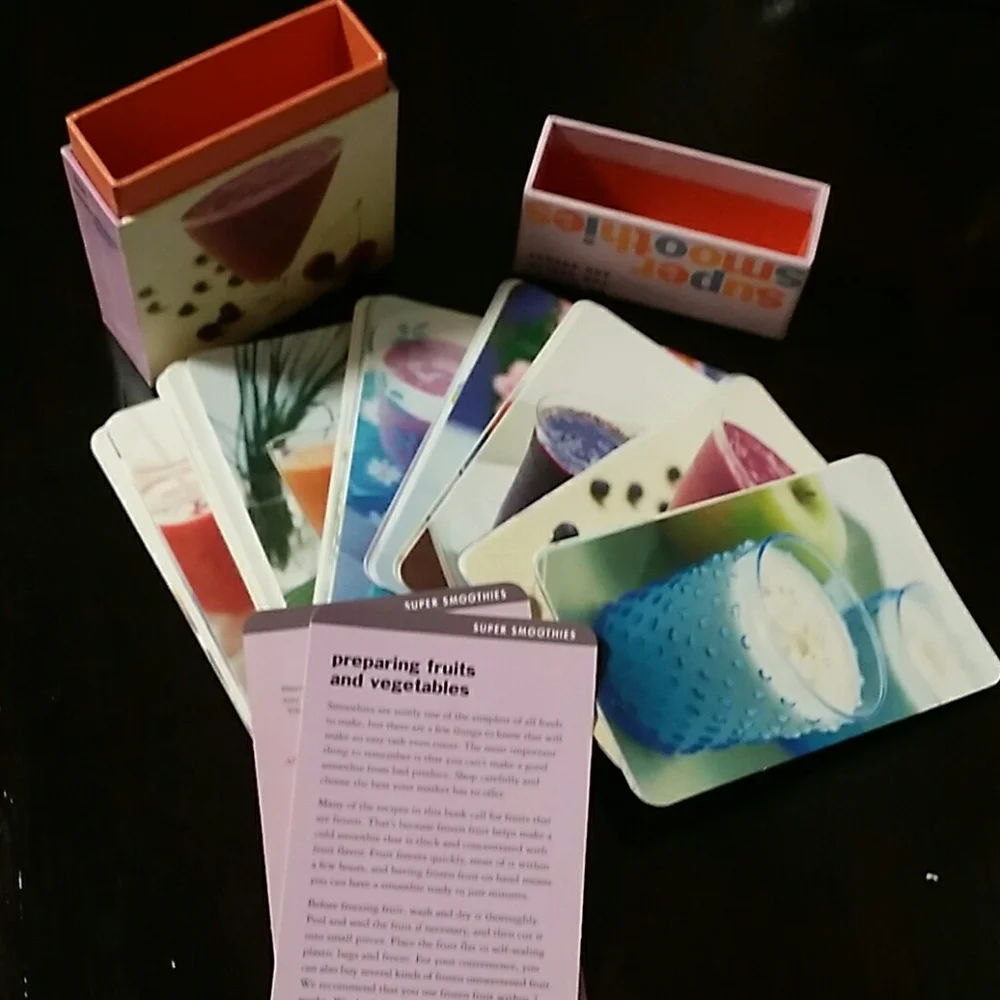 Super Smoothies Recipe Cards - 50 Recipes